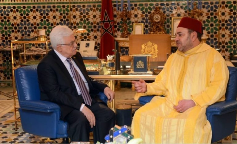 جلالة الملك يجري مكالمة هاتفية مع الرئيس الفلسطيني