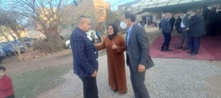 عامل اقليم ازيلال يعزي في وفاة صهر عادل البراكات رئيس مجلس جهة بني ملال خنيفرة