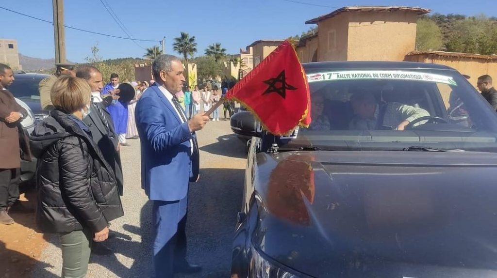دمنات /نجاح باهر لمرحلة دمنات/اوزود لرالي الهيأة الديبلوماسية بالمغرب،وعامل الاقليم يعطي انطلاقتها