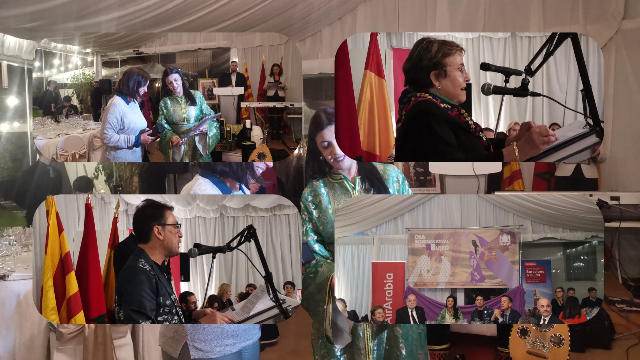 عيد المرأة..حفل استثنائي وخطاب رائع وتعريف قيمة المرأة المغربية أمام حضور وازن من طراغونة الإسبانية