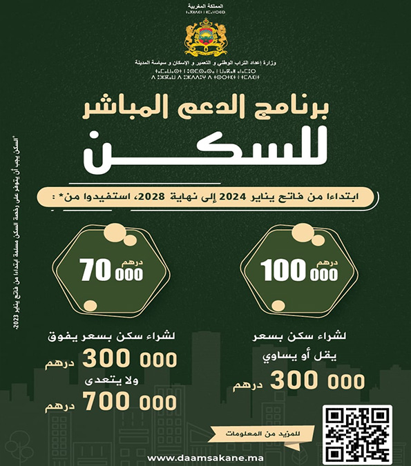 برنامج الدعم المباشر للسكن width=