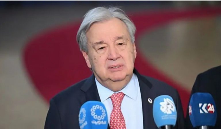 أنتونيو غوتيريش يرحب باتفاق وقف إطلاق النار بين إيران والولايات المتحدة الأمريكية