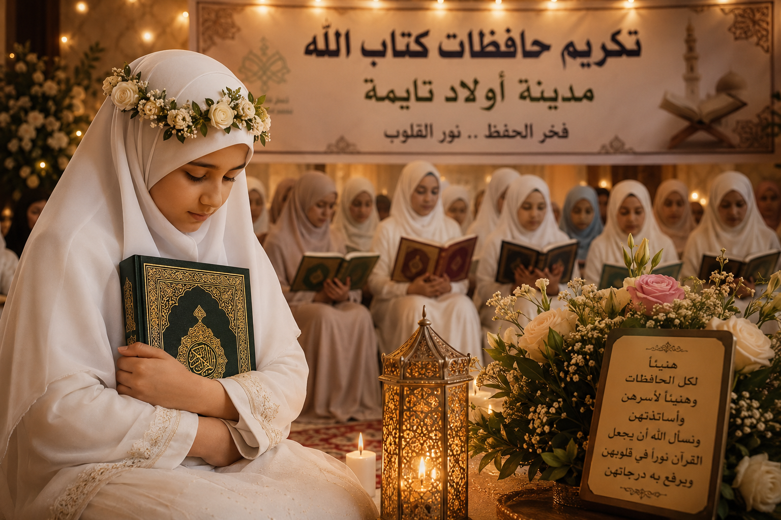 حافظات كتاب الله بأولاد تايمة… فرحة من نوع آخر تضيء المدينة