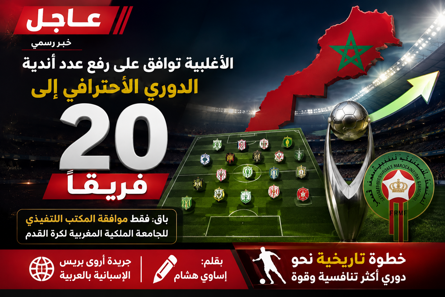 🚨 عاجل | خطوة تاريخية تقترب من تغيير خريطة الدوري الاحترافي