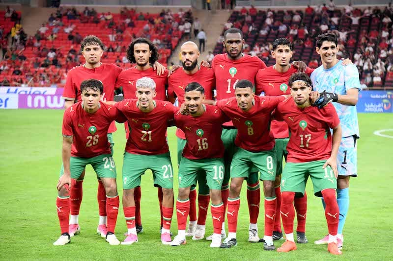 المنتخب الوطني المغربي يفوز على نظيره الغابوني ب2-0